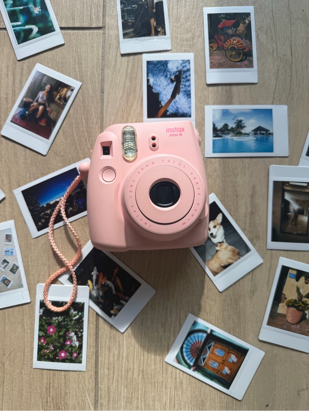 Fujifilm instax mini 8 Instant Camera - Soft Pink